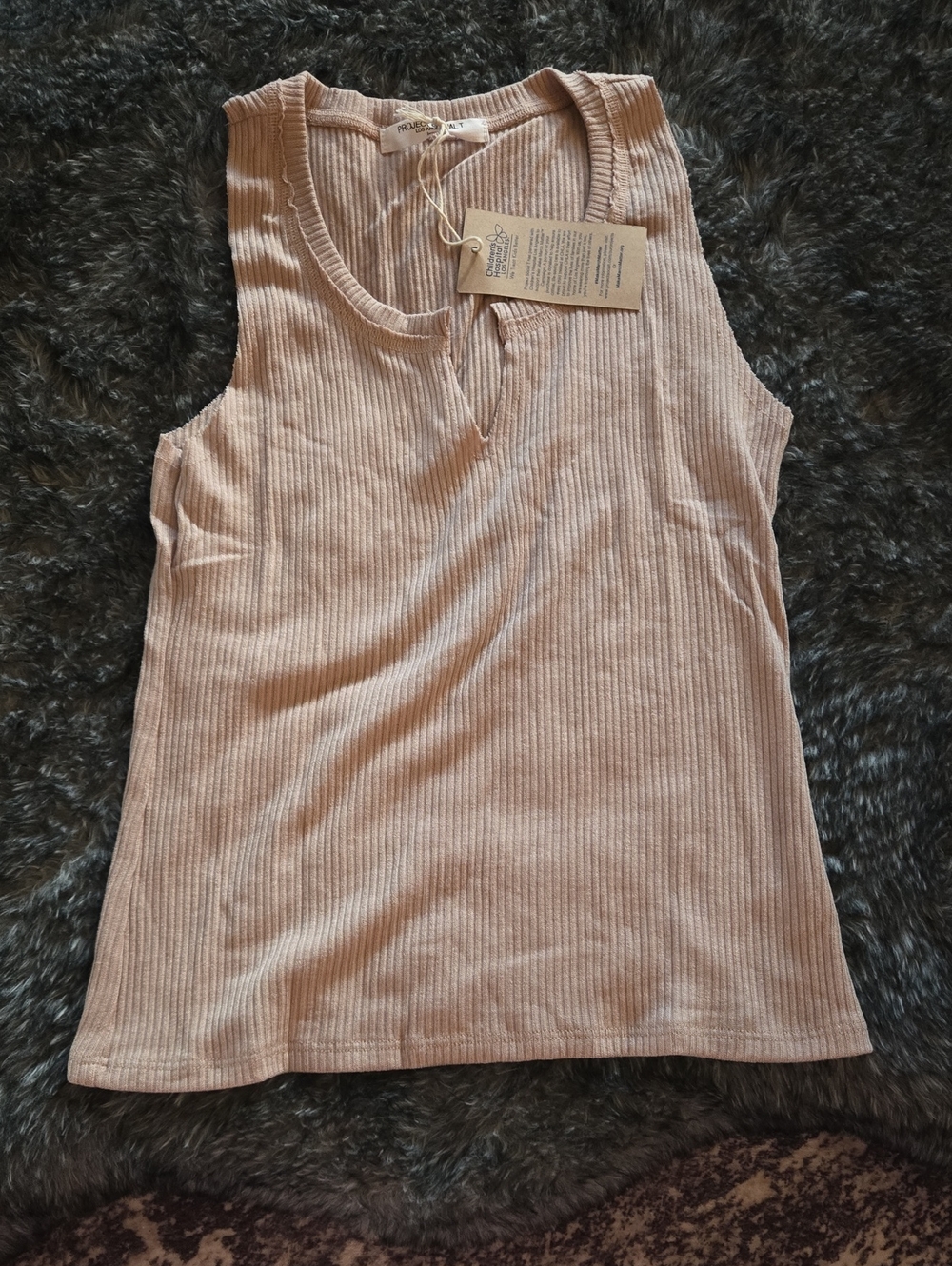 Project Social T Ribbed Tank in Blush